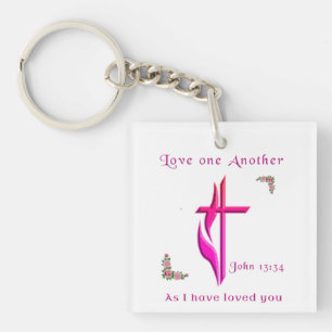 Love each other key ring