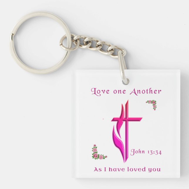 Love each other key ring (Front)