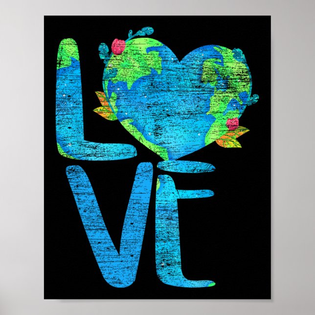 Love Earth Day  Poster (Front)
