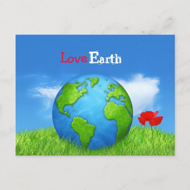 Love Earth postcard (Front)