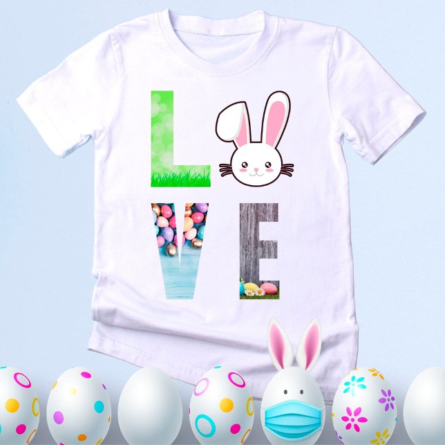 Love Easter - Easter Bunny - Easter Egg T-Shirt (Creator Uploaded)