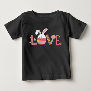 Love Easter Eggs Rabbit Cute Bunny Baby T-Shirt