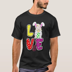 Love Easter Nurse Life Gnomes Nurse Easter Bunny T-Shirt