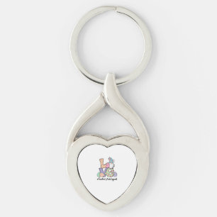 Love Easter Teacher's Aide Gnomes Teacher Easter 2 Key Ring