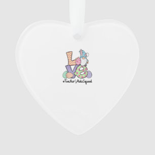 Love Easter Teacher's Aide Gnomes Teacher Easter 2 Ornament