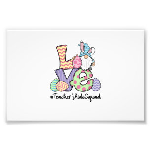 Love Easter Teacher's Aide Gnomes Teacher Easter 2 Photo Print