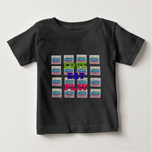Love Eat Play Hakuna Matata Art Print Baby T-Shirt