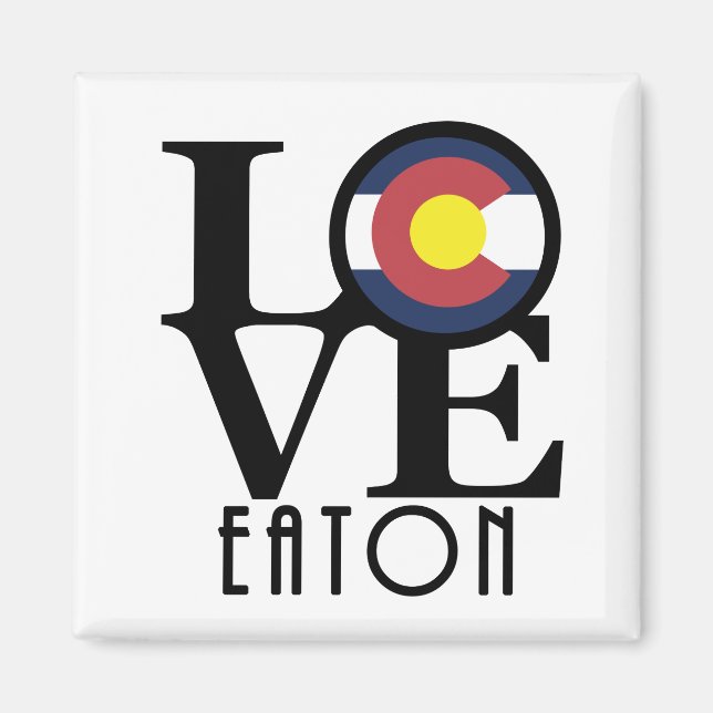 LOVE Eaton Colorado Magnet (Front)