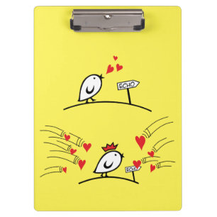 LOVE ECHO - Comic Birds Tweetlercools 1 Clipboard