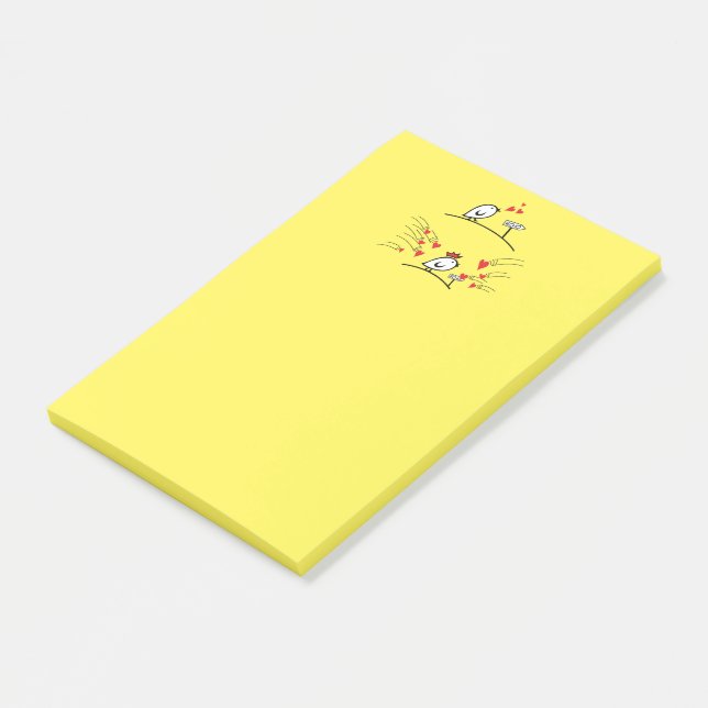 LOVE ECHO - Comic Birds Tweetlercools 1 Post-it Notes (Angled)