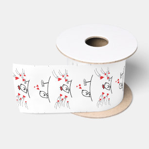 LOVE ECHO - Comic Birds Tweetlercools 1 Satin Ribbon