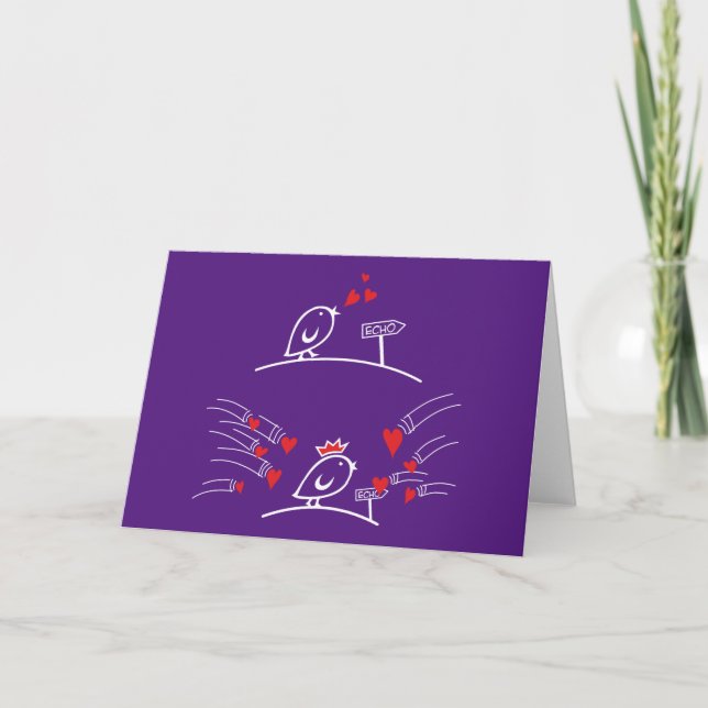 LOVE ECHO - Comic Birds Tweetlercools 2 Card (Front)