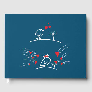 LOVE ECHO - Comic Birds Tweetlercools 2 Guest Book