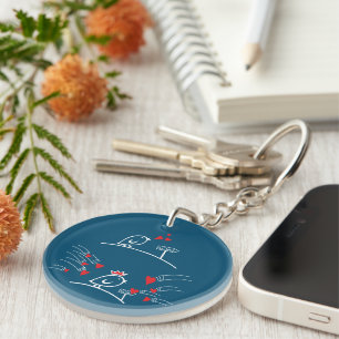 LOVE ECHO - Comic Birds Tweetlercools 2 Key Ring
