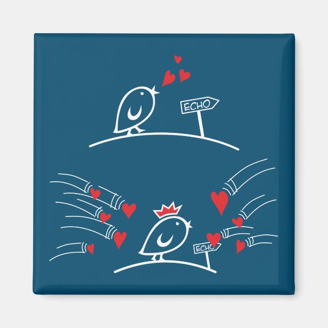 LOVE ECHO - Comic Birds Tweetlercools 2 Magnet (Front)