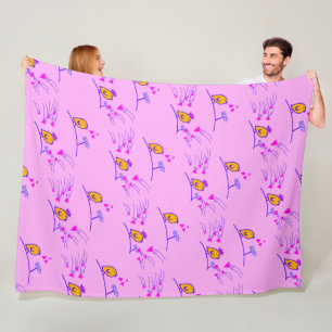 LOVE ECHO - Comic Birds Tweetlercools 3 Fleece Blanket