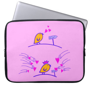 LOVE ECHO - Comic Birds Tweetlercools 3 Laptop Sleeve