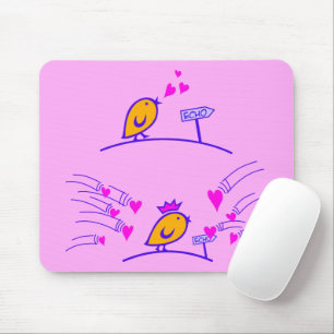 LOVE ECHO - Comic Birds Tweetlercools 3 Mouse Pad