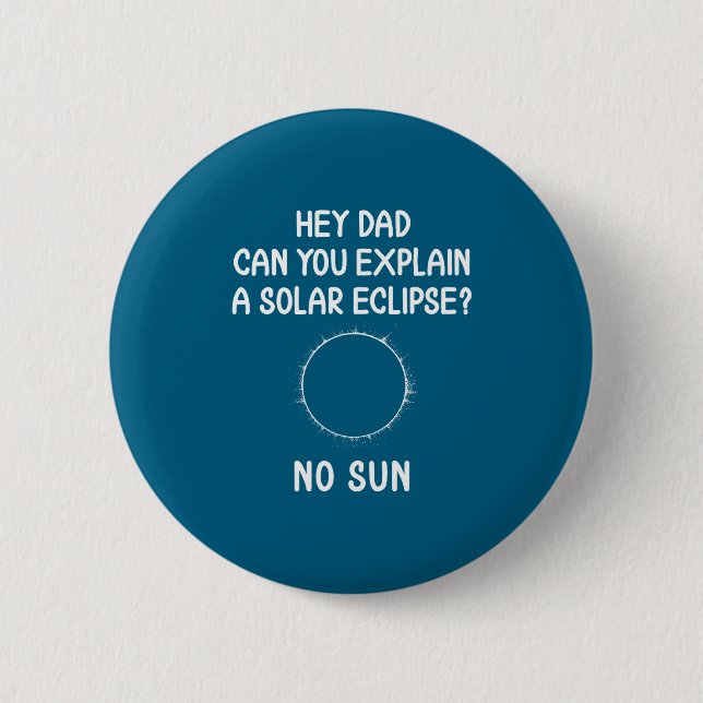 Love Eclipse Solar Sun Totality Astronomy 6 Cm Round Badge (Front)