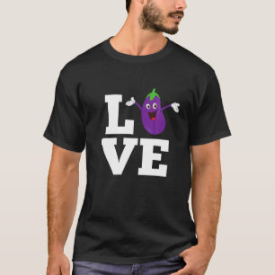 Love Eggplant - Funny Gay Pride Humour LGBTQ T-Shirt