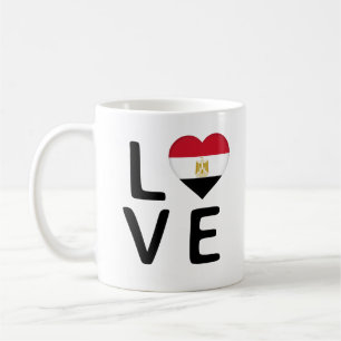 Love - Egypt Flag Coffee Mug