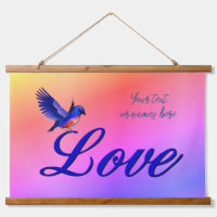 Love Elegant Bluebird Inspirational