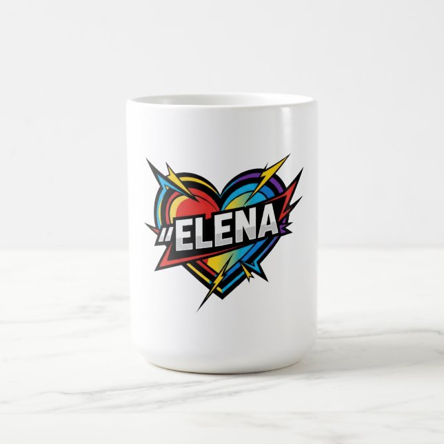 Love Elena Coffee Mug (Center)