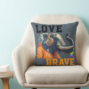 LOVE × ELEPHANTS - Custom Cushion