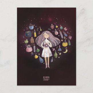 Love elixir Valentine's Day Holiday Postcard