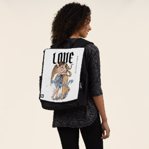 Love Embrace – Romantic Couple Illustration Backpack
