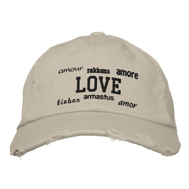 Love - Embroidered Hat (Front)
