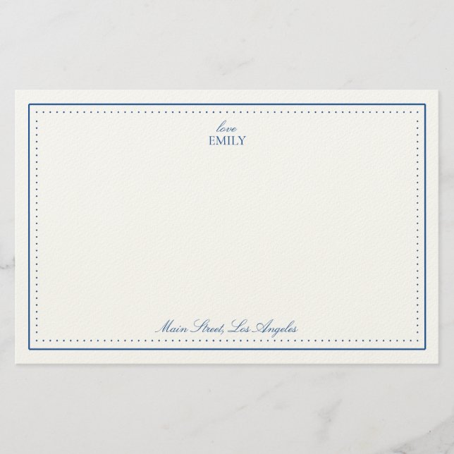 Love, Emily Notepad Stationery (Front)