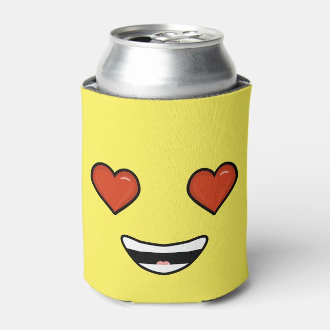 Love Emoji Can Cooler (Can Front)