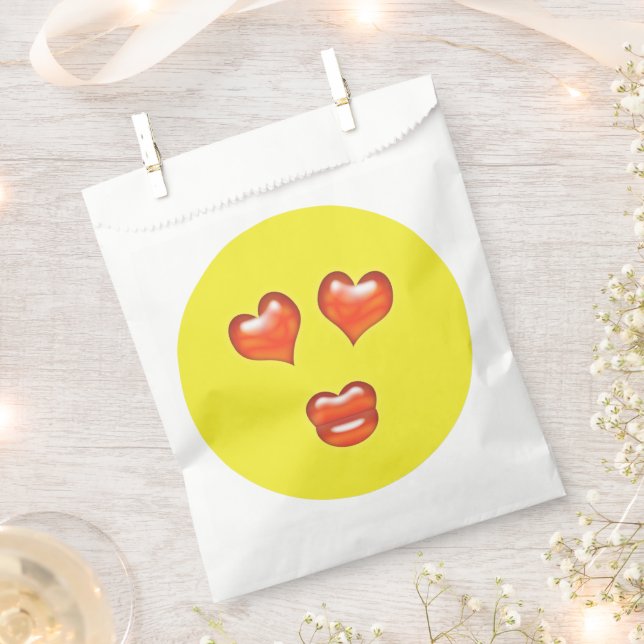 Love Emoji Favour Bags (Clipped)
