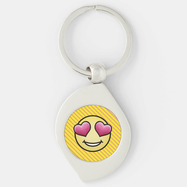 Love Emoji Key Ring (Front)