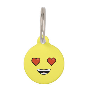 Love Emoji Pet Tag