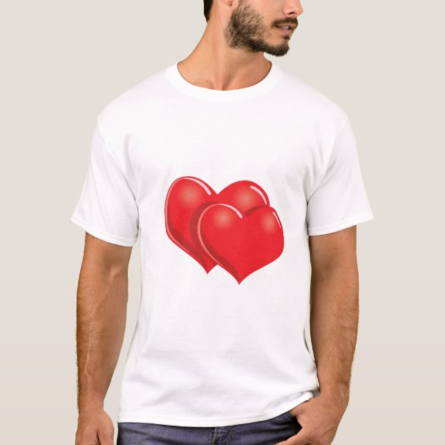 Love Emoji Valentine T-Shirt (Front)
