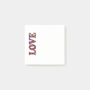 Love Emoji's Post-It® Notes, 3" x 3" Post-it Notes