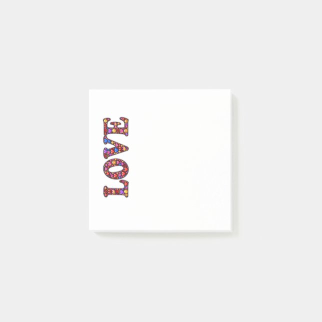Love Emoji's Post-It® Notes, 3" x 3" Post-it Notes (Front)