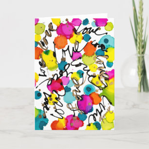 Love Encircles You Lovitude Blank Note Card