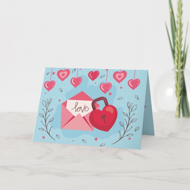 Love entwined-Valentines Day Card (Front)
