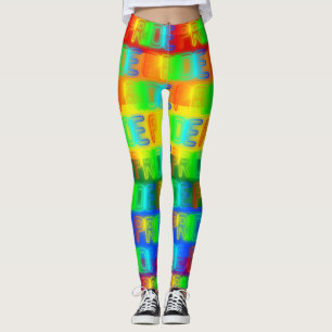 Love Equality Rainbow Flag LGBT Lesbian Gay Pride Leggings