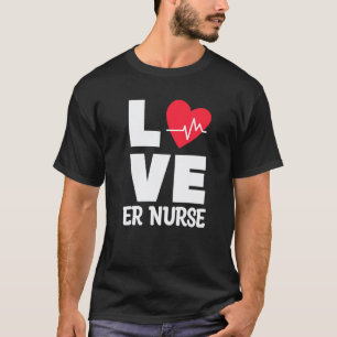 Love ER Nurse Emergency Room Nurses RN Premium T-Shirt