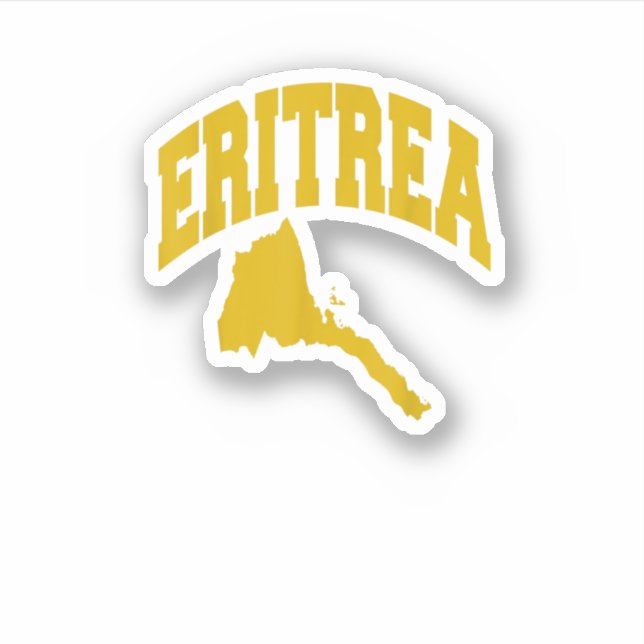 Love Eritrea With Eritrean Map Eritrea Pride  (Front)