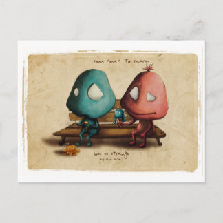 Love Estrange Critters Postcard