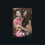 Love Eternal: Personalised Engagement Photo Wrappe Canvas Print<br><div class="desc">Celebrate your love and commitment with the "Love Eternal" Personalised Engagement Photo Wrapped Canvas. This exquisite canvas is not just a piece of decor; it's a beautiful tribute to your unique love story, perfect for showcasing at your engagement party, wedding, and later as a cherished display in your home. Personalise...</div>
