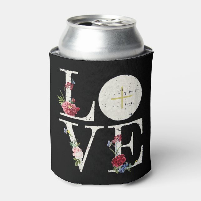 Love Eucharist First Holy Communion Christian Cath Can Cooler (Can Front)