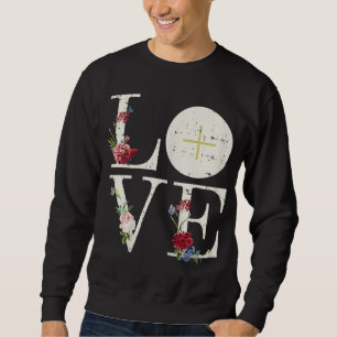 Love Eucharist First Holy Communion Christian Cath Sweatshirt
