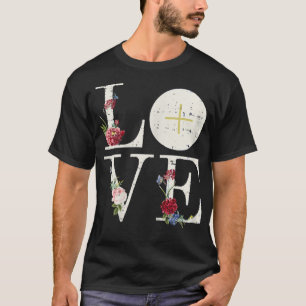 Love Eucharist First Holy Communion Christian Cath T-Shirt
