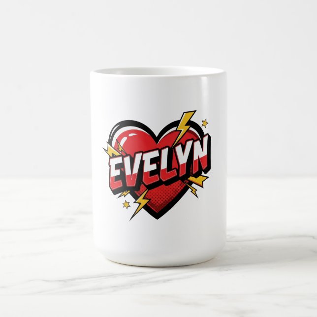Love Evelyn Coffee Mug (Center)